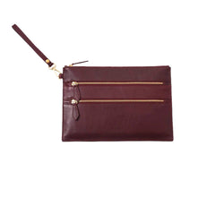Burgundy Clutch